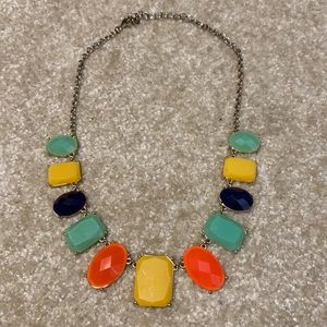 Bright Multicolored Statement Necklace